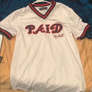 Rebel Minds “Paid in Full” baseball jersey